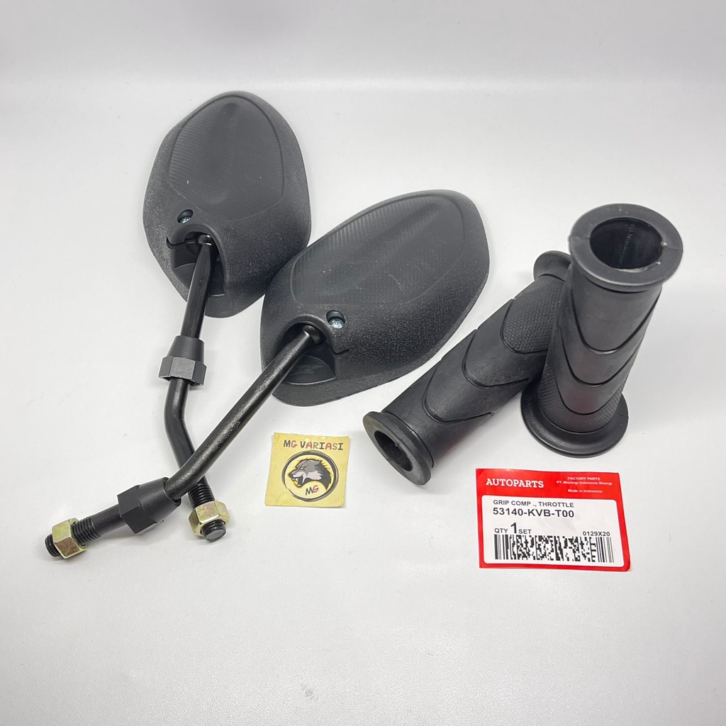 PROMO PAKET SPION STANDAR HONDA MODEL BEAT DAN HANDGRIP STANDAR HONDA