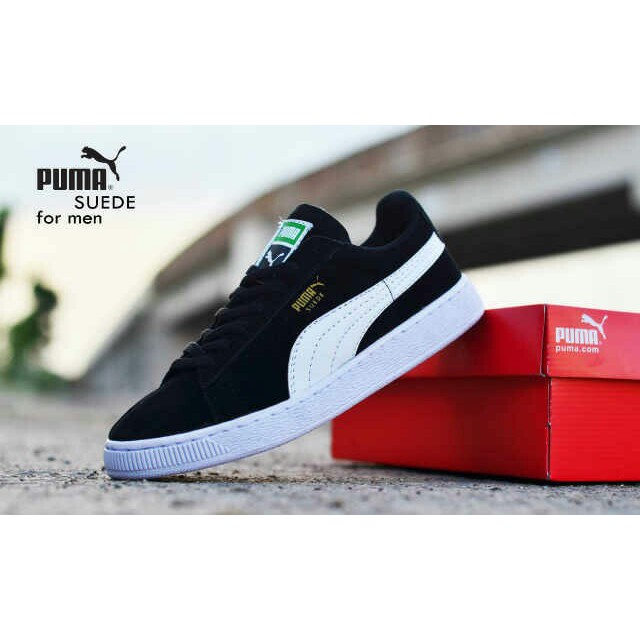 puma suede hitam