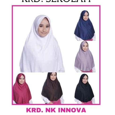 KERUDUNG SEKOLAH JILBAB RABBANI INNOVA PITA TERLIHAT