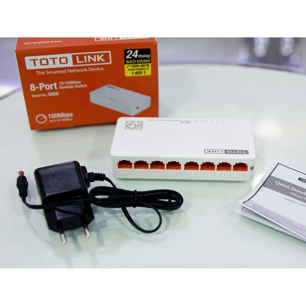 Switch Hub Totolink S808 10/100Mbps 8 port