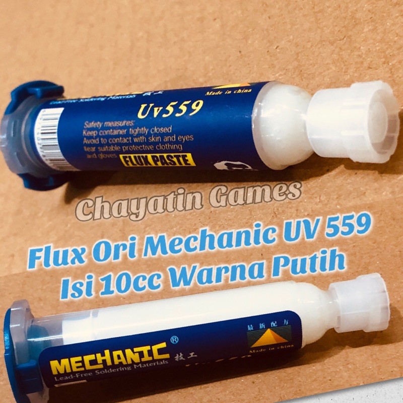 Flux Ori Mechanic UV 559 - Pasta Solder - Minyak Solder Mechanic 10cc