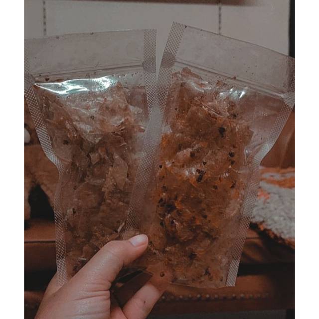 

Kiripik kaca 30g, pedas