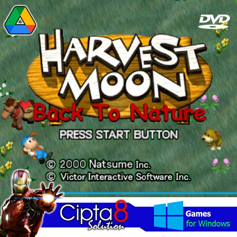 HARVEST MOON BACK TO NATURE - GAME PC