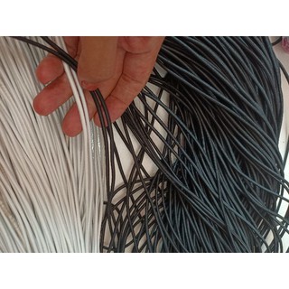 Image of tali bulat elastis tali string elastis/tali karet bulat 3mm 13 warna( permeter)