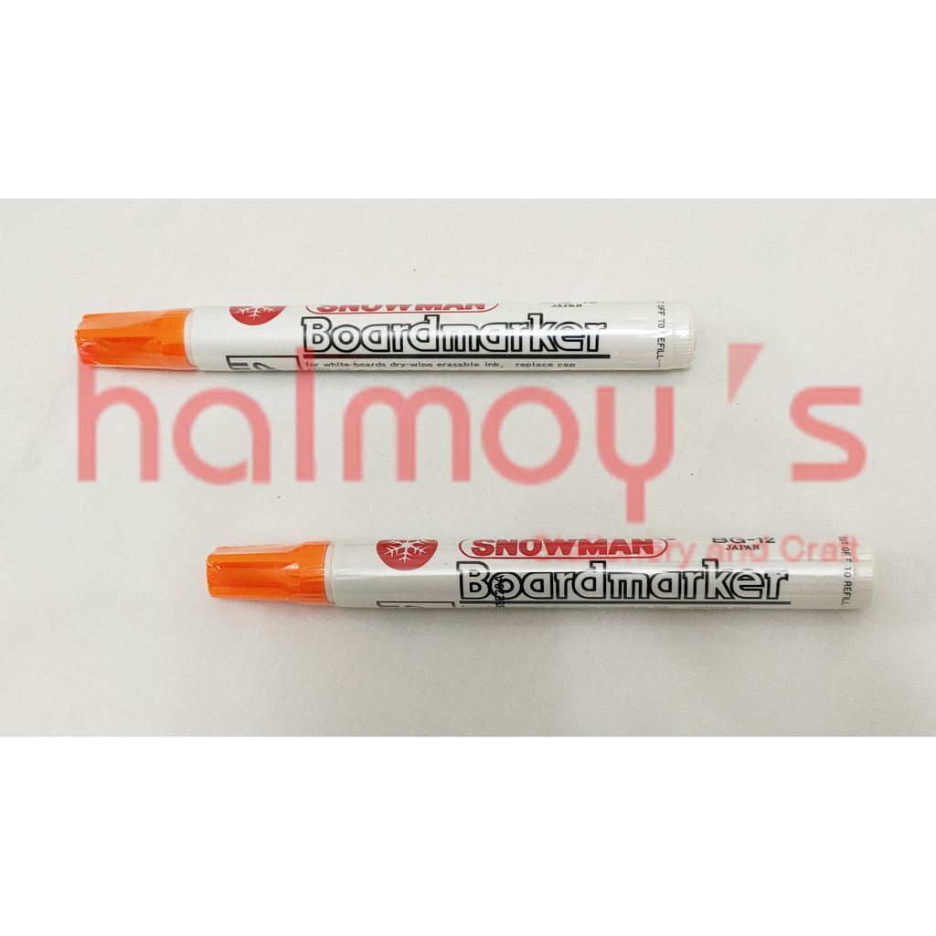 

SPIDOL SNOWMAN WHITE BOARD MARKER BG - 12 WARNA ORANGE