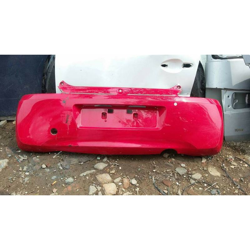bumper belakang brio