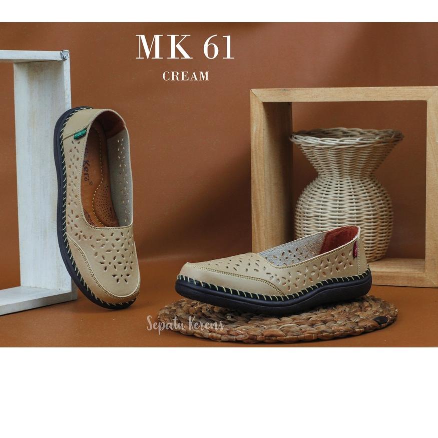 ♂ Sepatu Kickers Wanita Flat Shoes Kode MK-61 ➧
