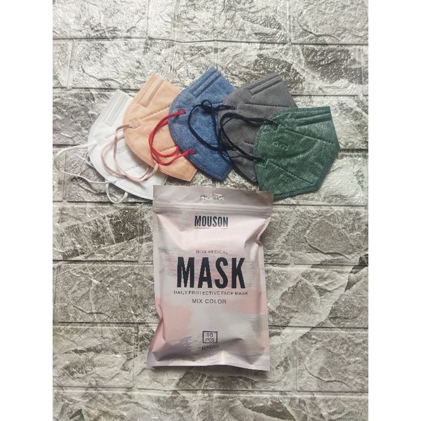 Masker KN95 mouson warna isi 10 pcs/ KN95 Murah isi 10pcs