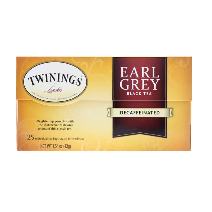 

Twinings Earl Grey Black Tea Decaffeinated (25 Tea Bags)