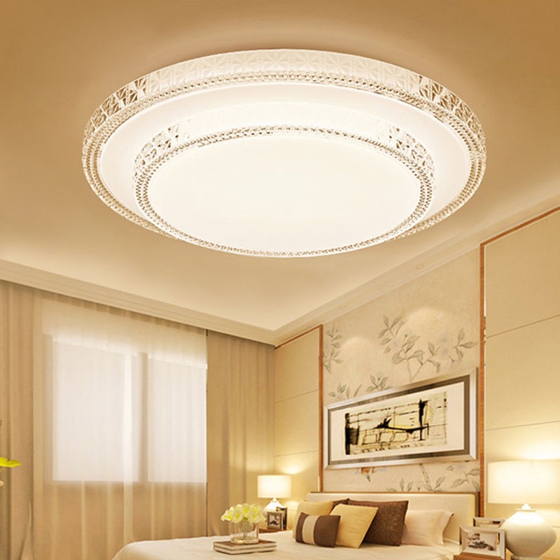 Golden LED Plafon Lampu 3 Warna Hemat Energi