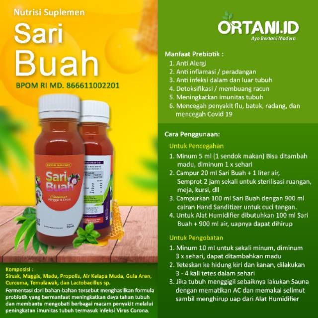 Nutrisi Suplemen Kesehatan Sari Buah Biojanna Shopee Indonesia