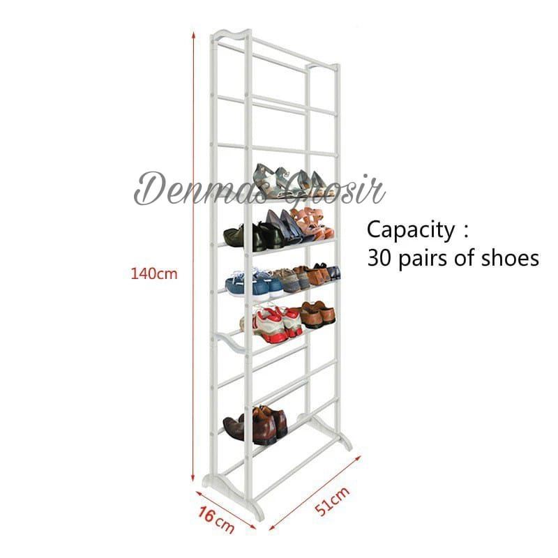 (COD)Amazing Shoes Rack/Rak Sepatu 10 tingkat/Rak Hijab/Rak Serbaguna