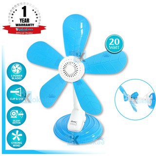 Kipas Angin Jepit Clip Fan 3in1 Arashi Clip Fan Kipas jepit