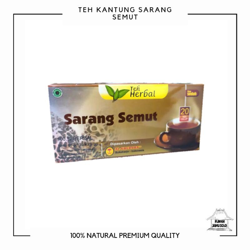 

Teh celup sarang semut 20 kantung teh herbal