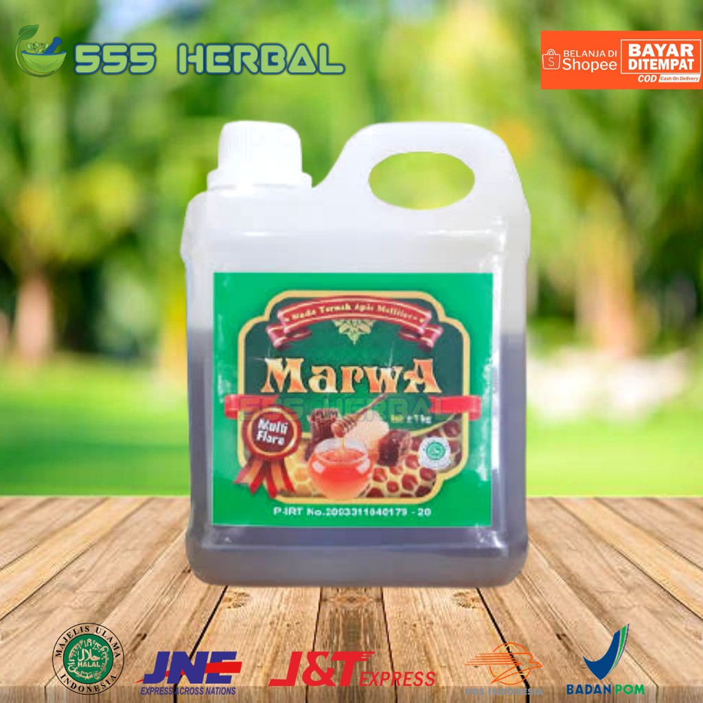 

Madu Marwa Multiflora 1 Kg Al Ghuroba Murni Asli 100%