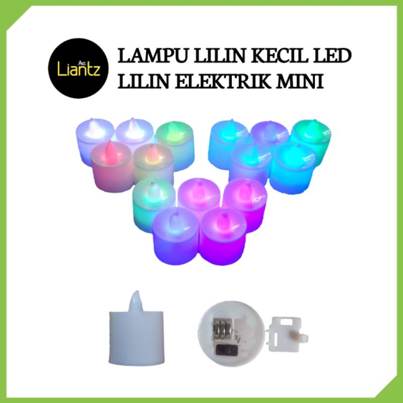Lampu Lilin Kecil LED Smokeless Candle Mini Baterai