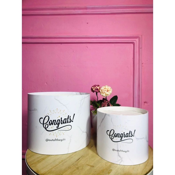 

Round Box / Box Bunga / Box Bulat / Bloom Box / Flower Box