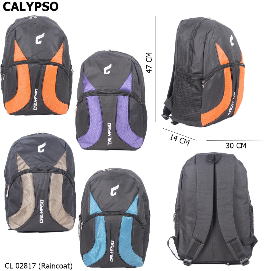 [KLIKTAS] Tas ransel laptop pria remaja Calypso A 02817 backpack punggung bahu kerja kuliah sekolah original premium