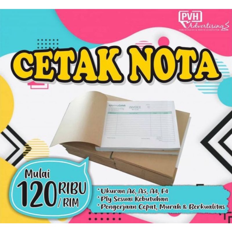

CETAK NOTA , NOTA NCR