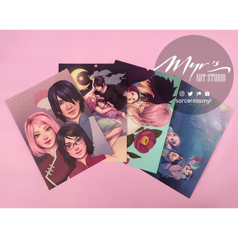 

Uchiha Family Postcard Set