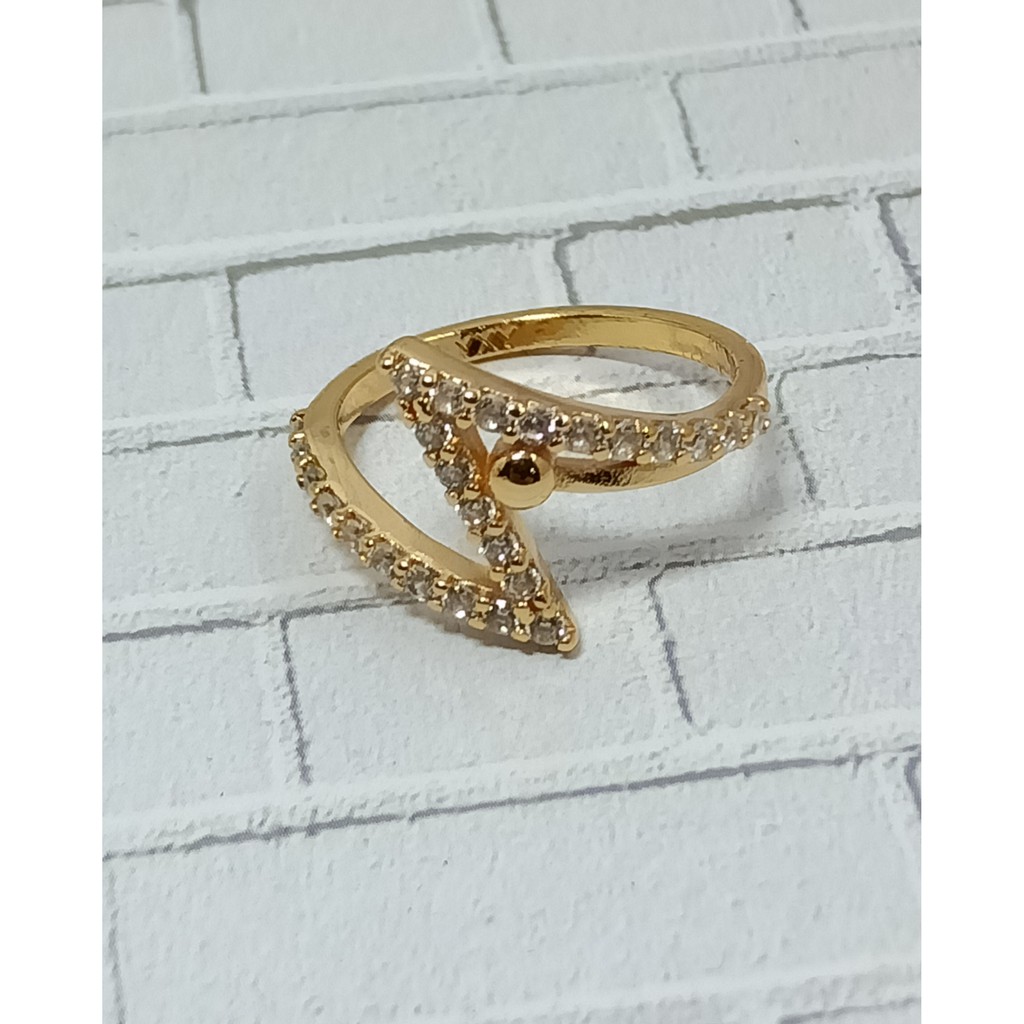 CINCIN model petir permata zirkon