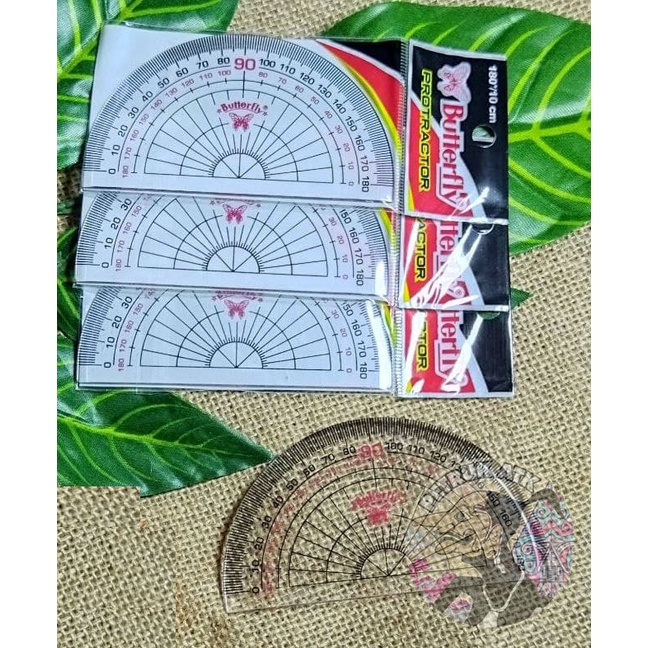 

[PCS] PENGGARIS BUSUR BUTTERFLY 180 DERAJAT 10CM*