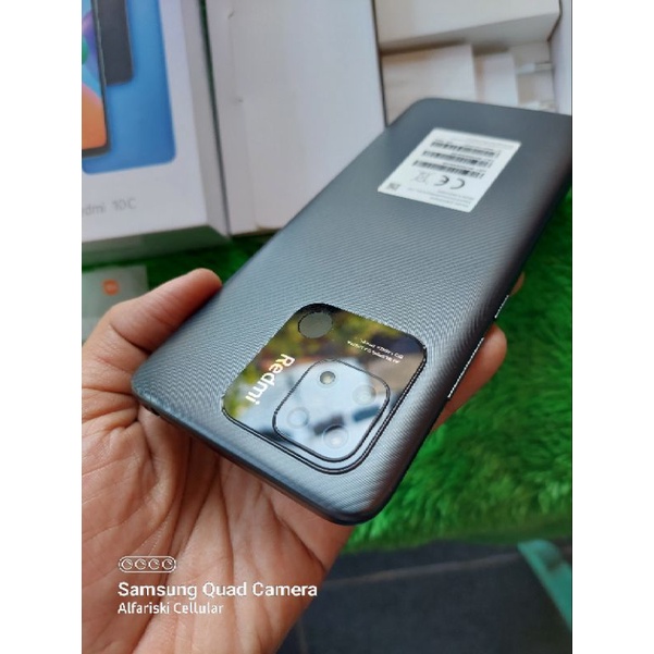 HANDPHONE HP SECOND BEKAS. REDMI 10C 4/64 FULLORI MULUS 97%