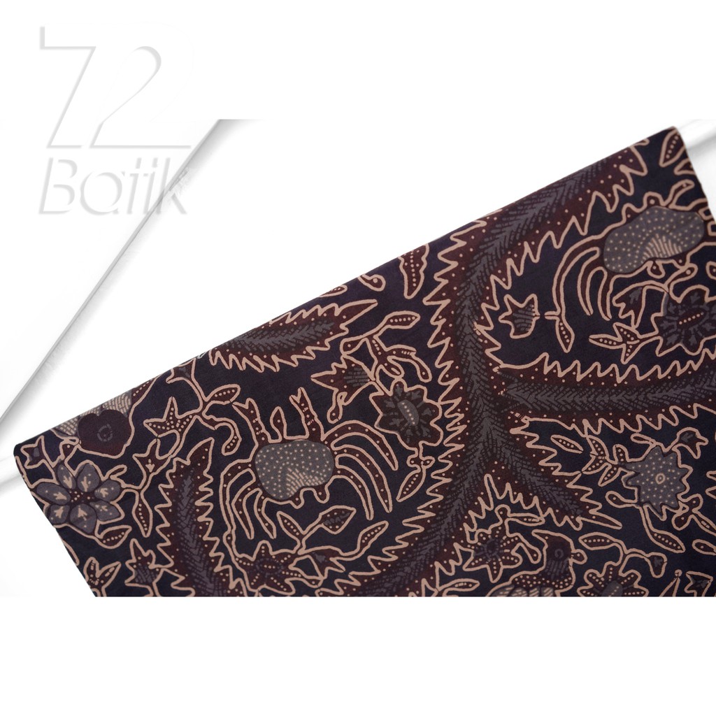 BATIK PRIA LENGAN PANJANG Kemeja Hem Slimfit Premium Motf Elegant Warna Hitam 729794 Cap 72 - Baju Kemeja Atasan Pakaian Setelan Batik Pria Cowok Laki Laki Remaja Keluarga Kantor Lengan Panjang Modern Slimfit Slim Fit Premium Kekinian