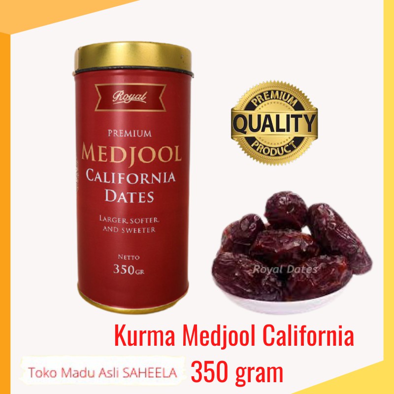 

Kurma Medjool California Kurma Raja Kurma Super Kalifornia 350 gram