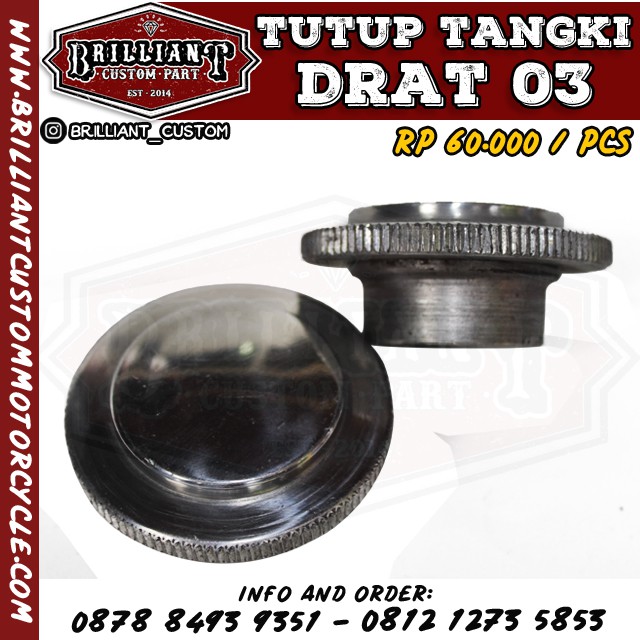 Tutup Tangki Custom model Drat