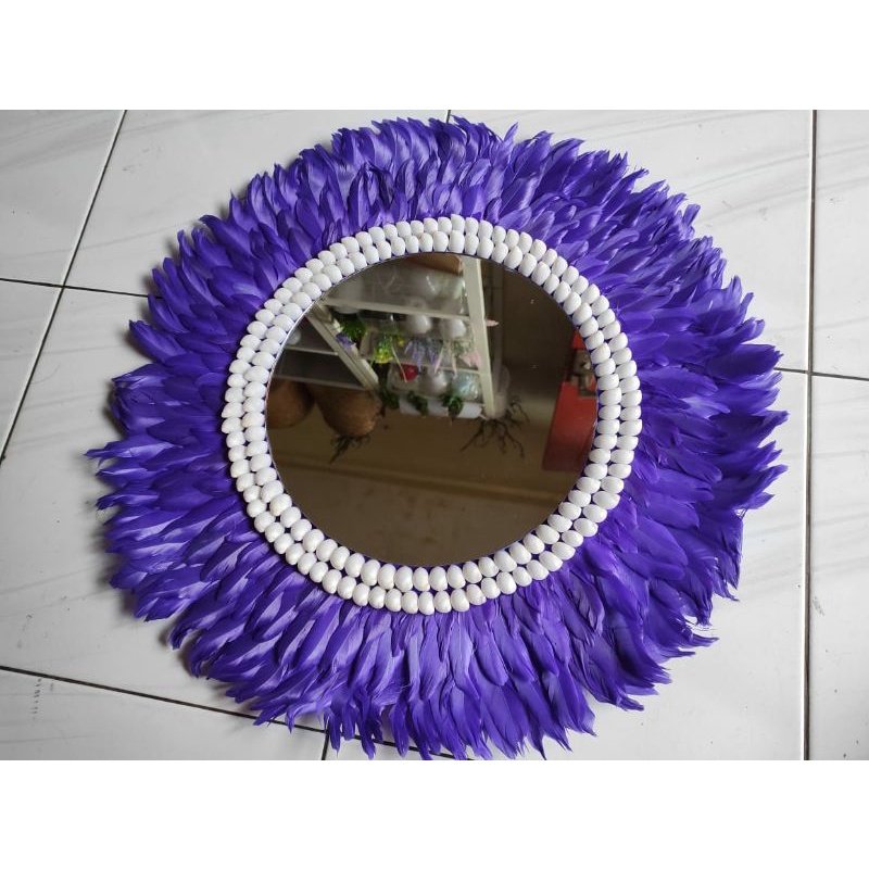 cermin jujuhat 50CM kaca jujuhat juju walldecor walldecoration hiasan dinding kekinian juju hat kaca