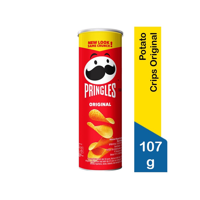 PRINGLES POTATO CHIPS / KERIPIK KENTANG 107 GRAM