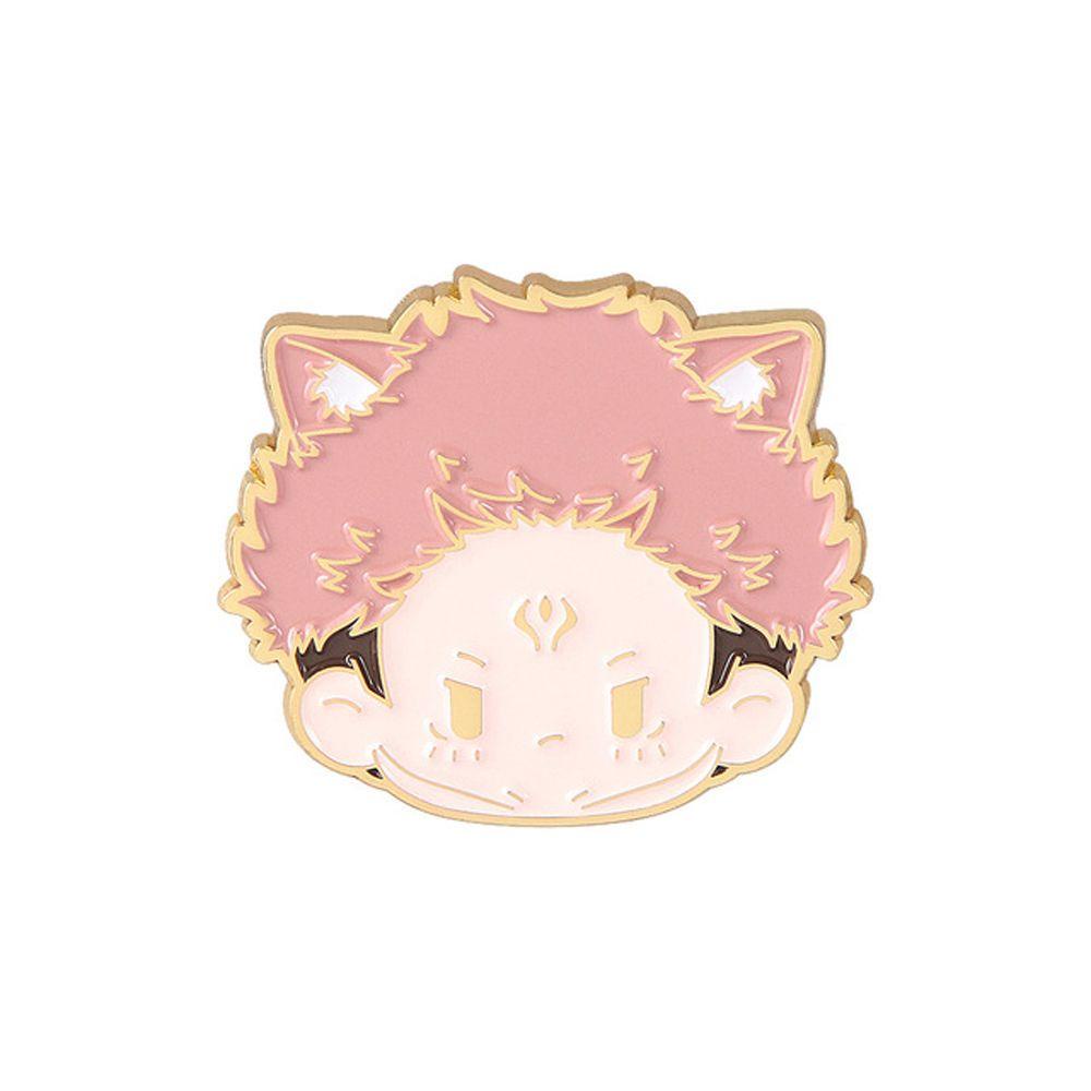 Lanfy Jujutsu Kaisen Badge Perhiasan Ransel Lencana Logam Bros Enamel Pin Kartun Decor Badge Anime Badge
