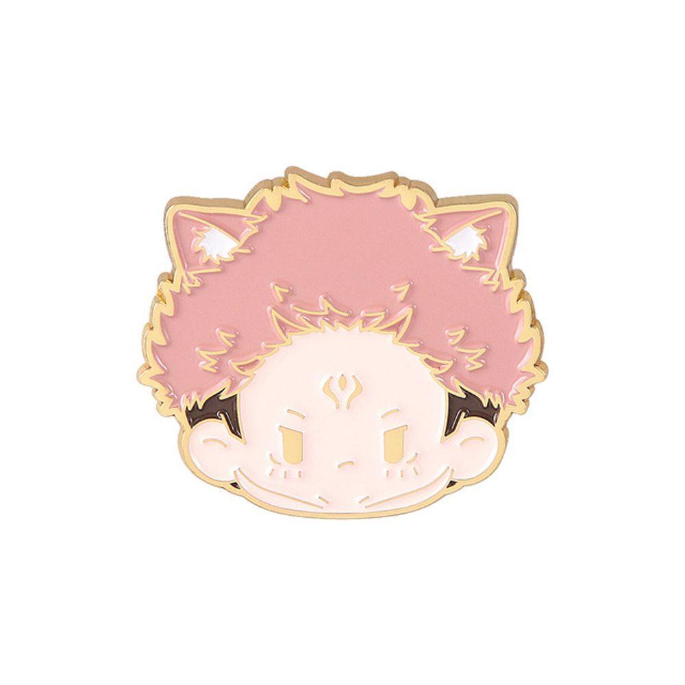 Lanfy Jujutsu Kaisen Badge Perhiasan Ransel Lencana Logam Bros Enamel Pin Kartun Decor Badge Anime Badge