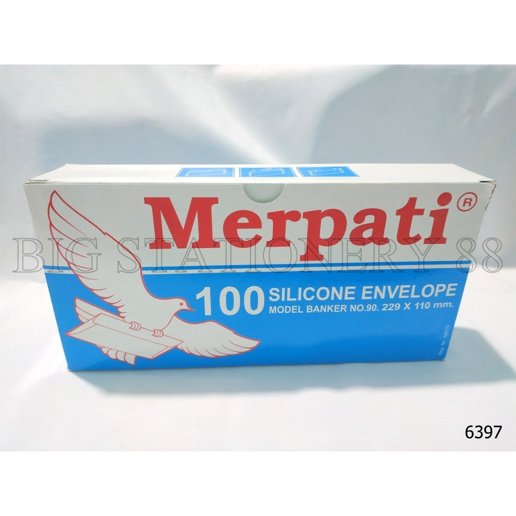 AMPLOP PANJANG POLOS MERPATI  90PPS ISI 100LBR