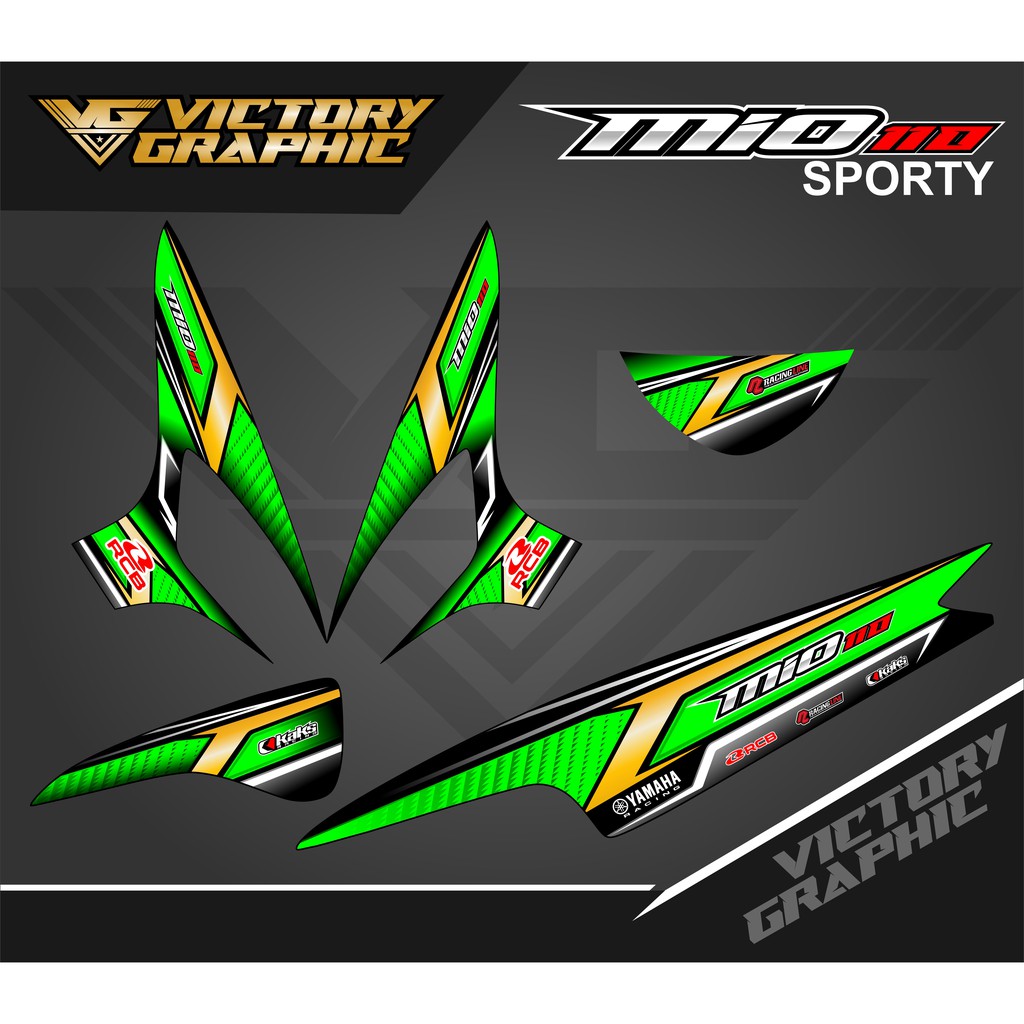 Striping Mio Sporty – Stiker Mio Sporty – Stiker Motor