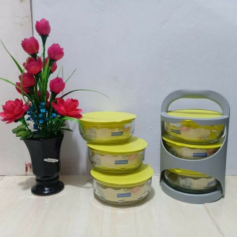 Rantang 3 susun / Rantang Piknik / Olla bowl