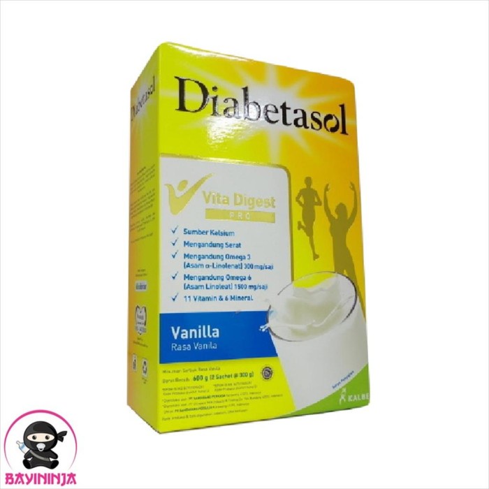 

b2011bb Diabetasol Nutrition For Diabetic Susu Diabetes Vanila Box 600G / 600 Xa201As