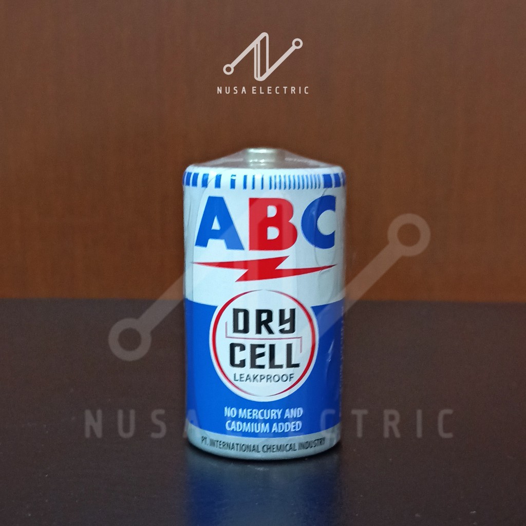 BATERAI ABC BIRU 1.5V TIPE D / BESAR (1 PCS)