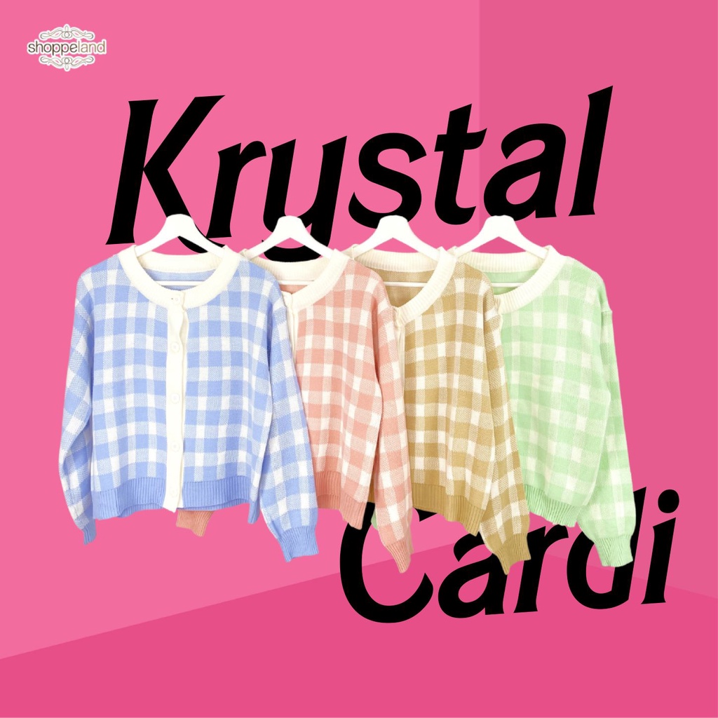 NEWSHOPPELAND - Krystal Cardigan Rajut Premium