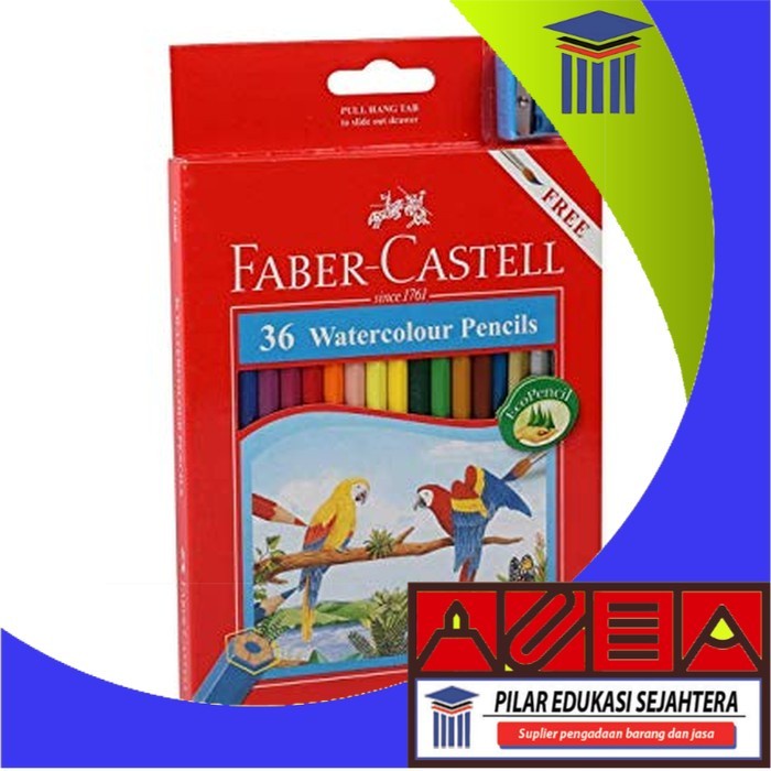 

COLOUR PENCIL / PENSIL WARNA FABER CASTELL 36 WARNA WATERCOLOUR