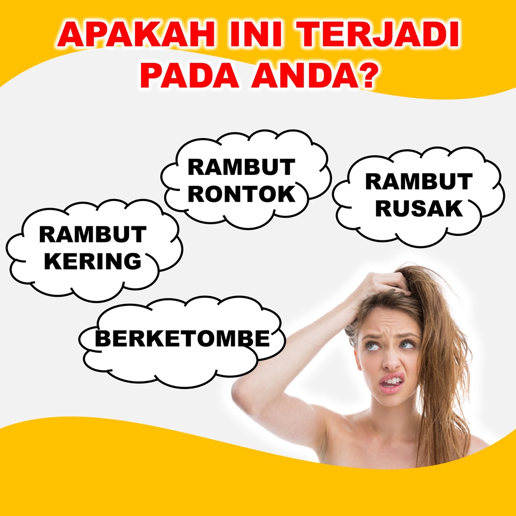 Perawatan Rontok Parah Dan Ketombe Penyubur Rambut Ginseng Ampuh BPOM B3P