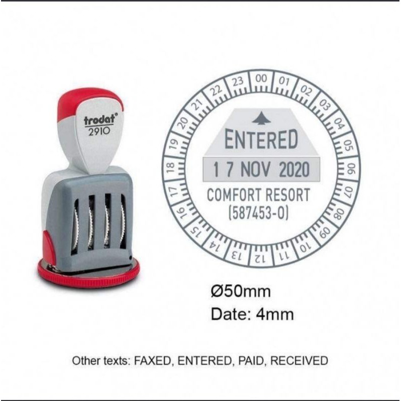 

stempel trodat jam 2910 24 jam manual