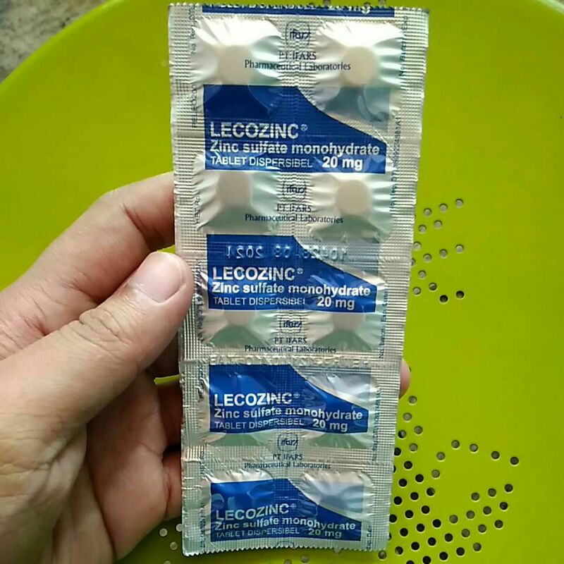 Leco Zinc Tablet (Obat Diare,Mules,Mencret,Sakit Perut,Dehidrasi) Pada Bayi dan Anak