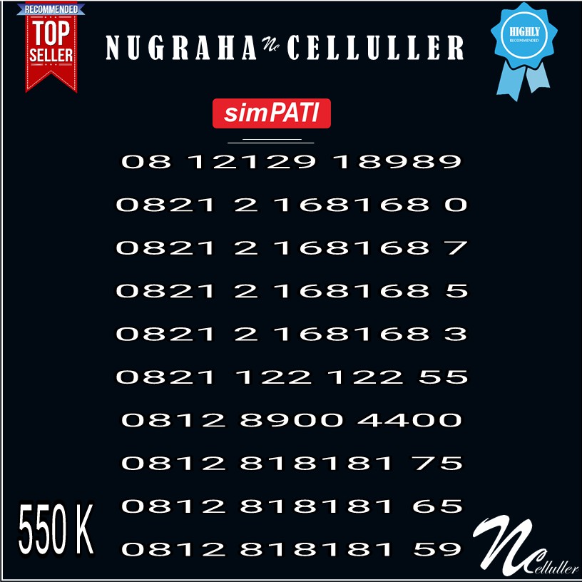Nomor Cantik Simpati Nomor ABABAB 818181 Murah