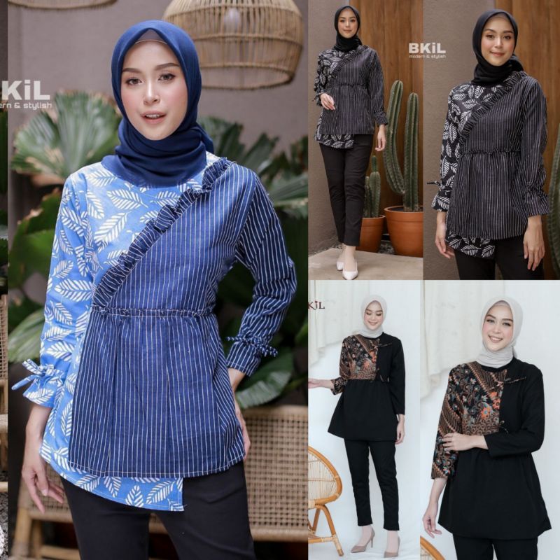 Atasan Batik Wanita PPBTK07 modern batik murah cassual atasan batik wanita batik/