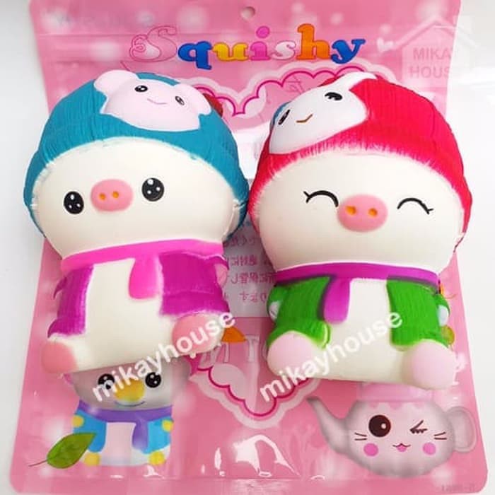 Squishy Sweet Winter Piggy