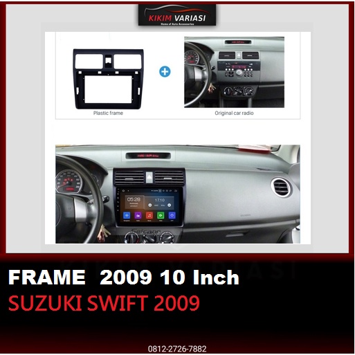 FRAME HEAD UNIT SUZUKI SWIFT 2009 10 INCH