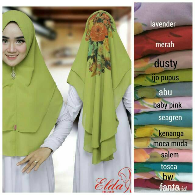 Khimar Nazwa ori Elda Hijab