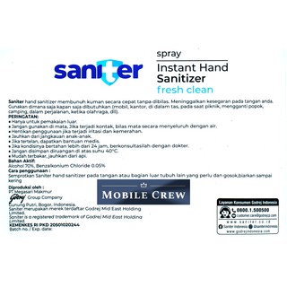 Jual Saniter Refill 3,5 Liter Spray Instant Hand Sanitizer Indonesia